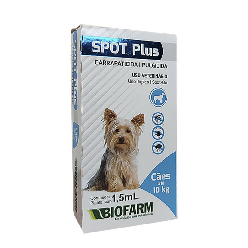 SPOT PLUS CAES 1,5ML ATE 10KG