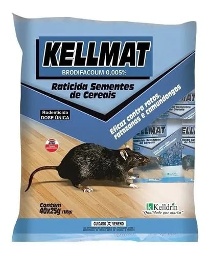 RATICIDA KELLMAT SEMENTES  40G