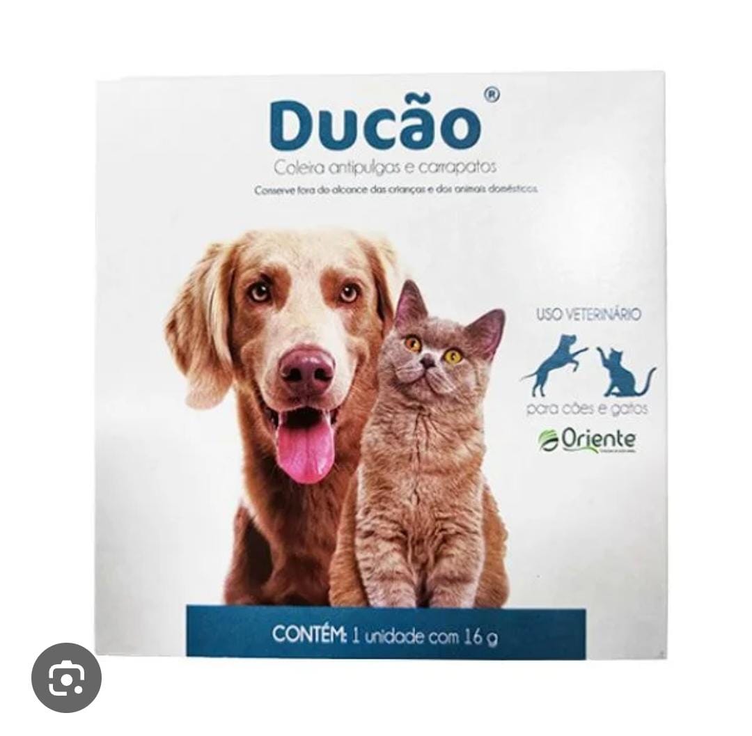 COLEIRA ANTIPULGAS E CARR DUCAO