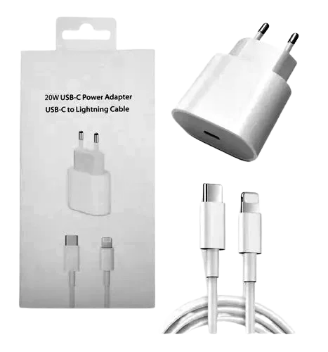 Carregador 20w Tipo c/ IOS com Cabo