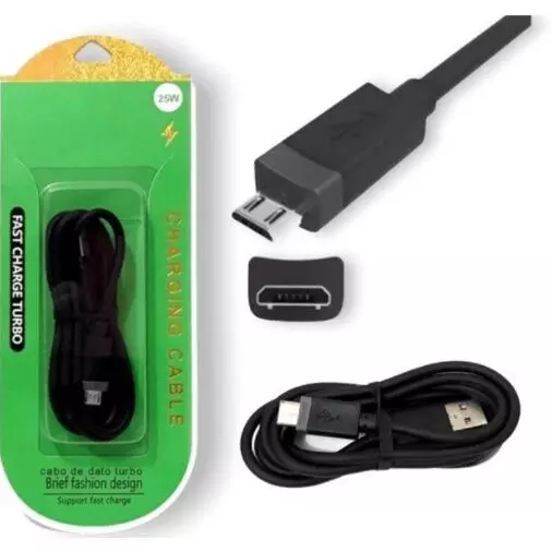 CABO USB V8 MICRO PRETO